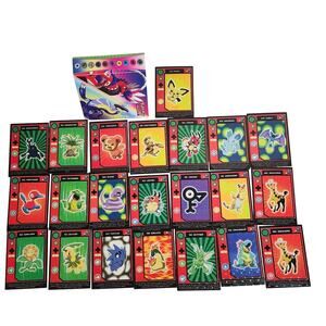 Pokemon Pokedex Full House Lot Of 22 Trading Cards With Binder VG/NM 2025